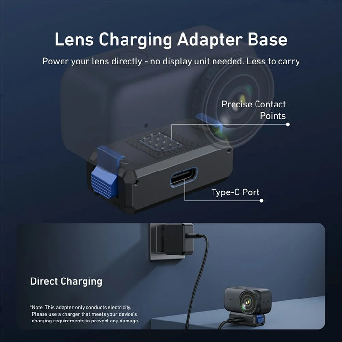TELESIN S7-JBK-17-TDJ For DJI Osmo Nano Action Camera Magnetic Quick Release Charging Adapter Mount Base - 3