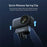 TELESIN S7-JBK-17-TDJ For DJI Osmo Nano Action Camera Magnetic Quick Release Charging Adapter Mount Base - 7
