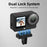 FLYMILE For DJI Osmo Nano / Action 6 Camera Magnetic Quick Release Adapter Two Claw Mount Base - 6