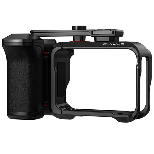 FLYMILE For Insta360 Ace Pro  /  Pro 2 Camera Grip Holder Cage Kit Street Photography Handle Set with Adjustable Shutter - 1