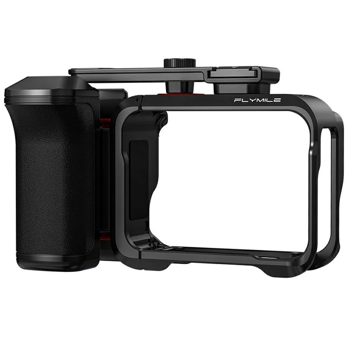 FLYMILE For Insta360 Ace Pro  /  Pro 2 Camera Grip Holder Cage Kit Street Photography Handle Set with Adjustable Shutter - 1