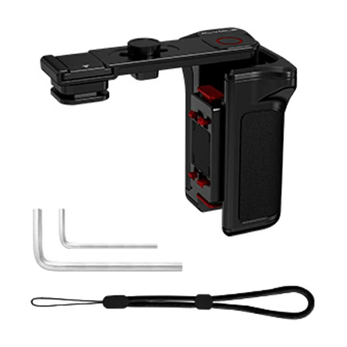 FLYMILE For Insta360 Ace Pro  /  Pro 2 Camera Grip Holder Cage Kit Street Photography Handle Set with Adjustable Shutter - 7