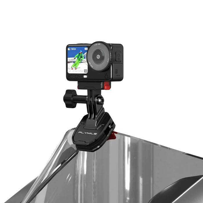 FLYMILE Motorcycle Windshield Mount for Action Cameras Clamp Holder - 2