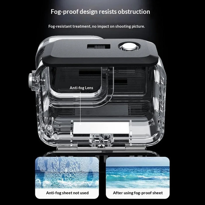TELESIN For Insta360 Ace Pro 2 Waterproof Case 45m Underwater Diving Shell Protective Cover - 5