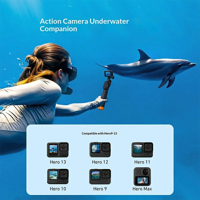 TELESIN S1-TSS-07 Floating Selfie Stick for GoPro MAX / 13 / 12 / 11 / 10 / 9 Underwater Photography Extendable Tripod with Bluetooth-compatible Remote - 4