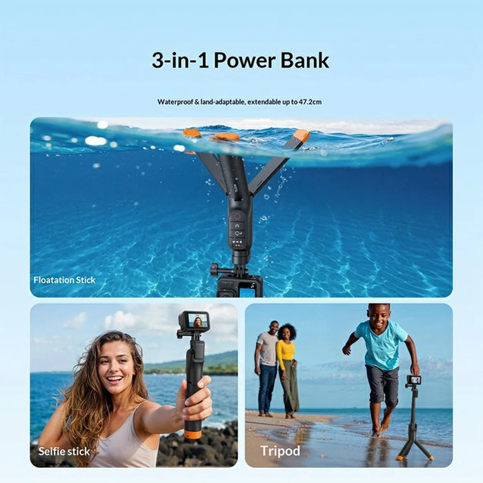 TELESIN S1-TSS-07 Floating Selfie Stick for GoPro MAX / 13 / 12 / 11 / 10 / 9 Underwater Photography Extendable Tripod with Bluetooth-compatible Remote - 5