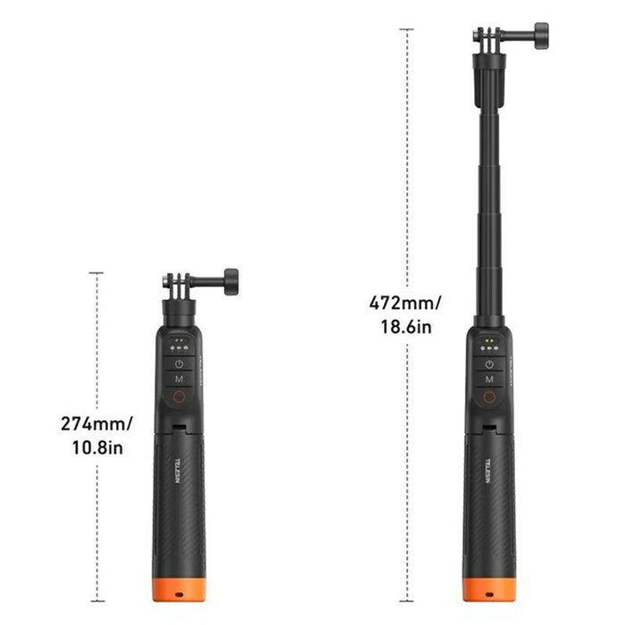 TELESIN S1-TSS-07 Floating Selfie Stick for GoPro MAX / 13 / 12 / 11 / 10 / 9 Underwater Photography Extendable Tripod with Bluetooth-compatible Remote - 6
