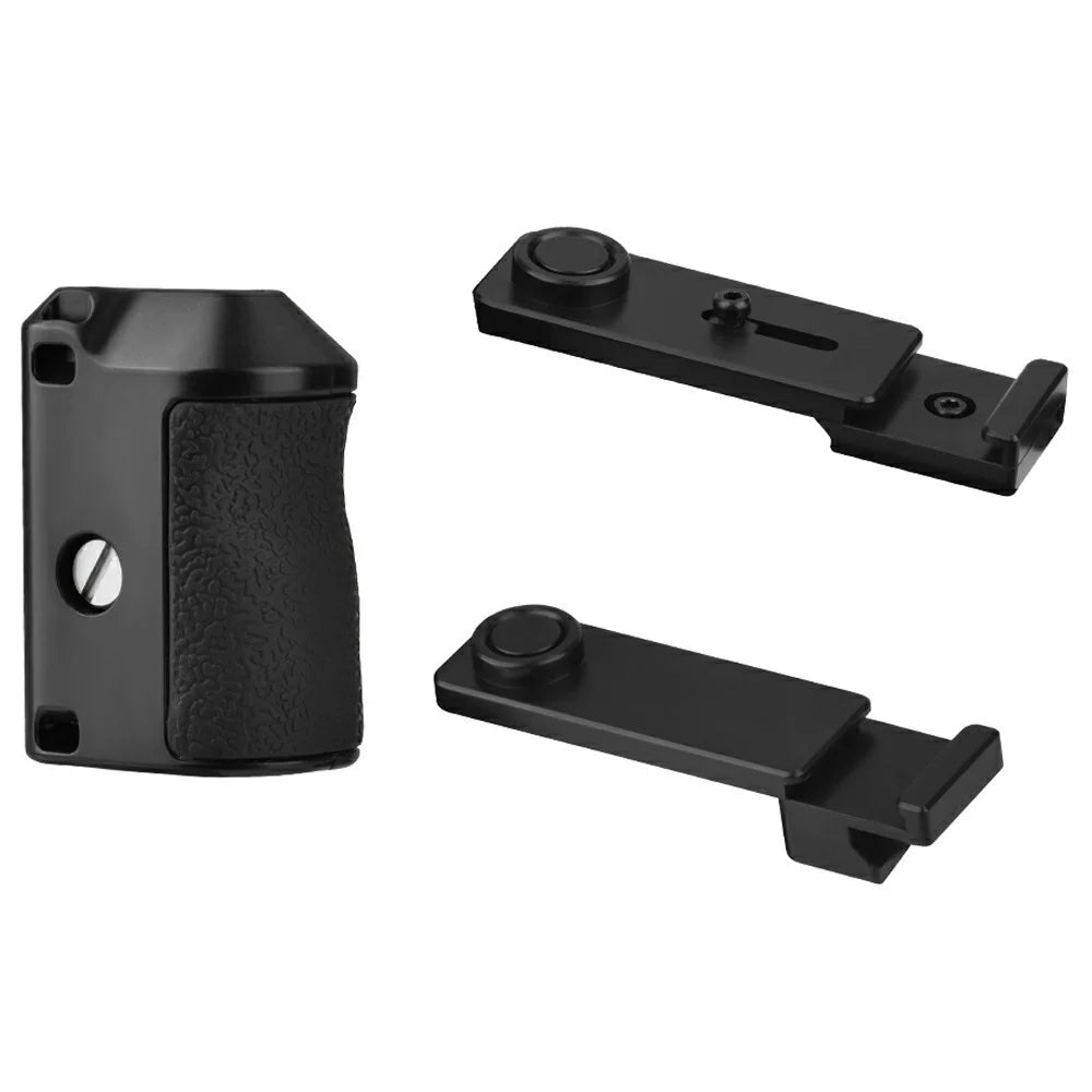 FLYMILE For DJI Osmo Action 3  /  4  /  5 Pro Cage Shutter Grip Magnetic Quick-Release Handle with Adjustable Shutter Button - 1