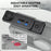 FLYMILE For DJI Osmo Action 3  /  4  /  5 Pro Cage Shutter Grip Magnetic Quick-Release Handle with Adjustable Shutter Button - 6