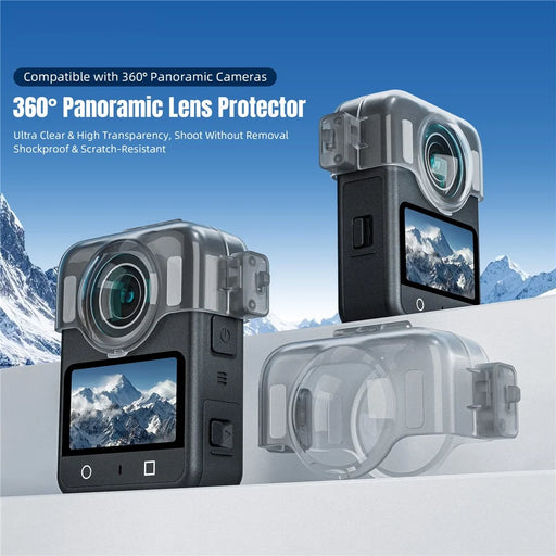 STARTRC For DJI Osmo 360 Panoramic Camera Lens Protector Cap High Transparency PC Lens Guard - 2