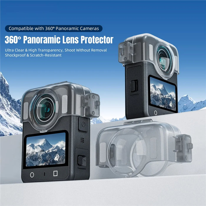 STARTRC For DJI Osmo 360 Panoramic Camera Lens Protector Cap High Transparency PC Lens Guard - 2