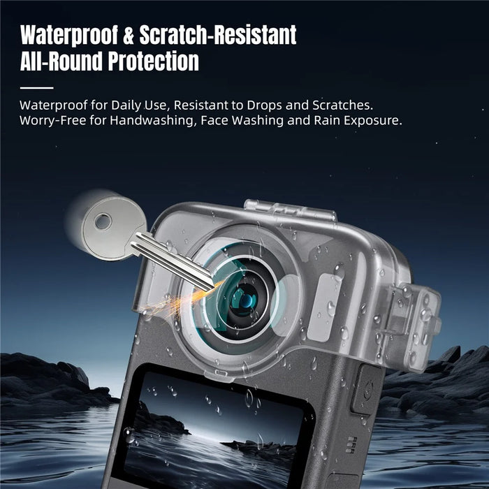 STARTRC For DJI Osmo 360 Panoramic Camera Lens Protector Cap High Transparency PC Lens Guard - 6