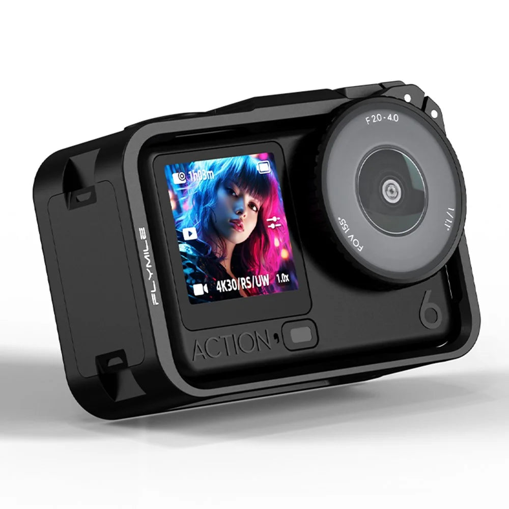 FLYMILE For DJI Osmo Action 6 Rabbit Cage Magnetic Quick Release Plastic Camera Protective Frame - 4