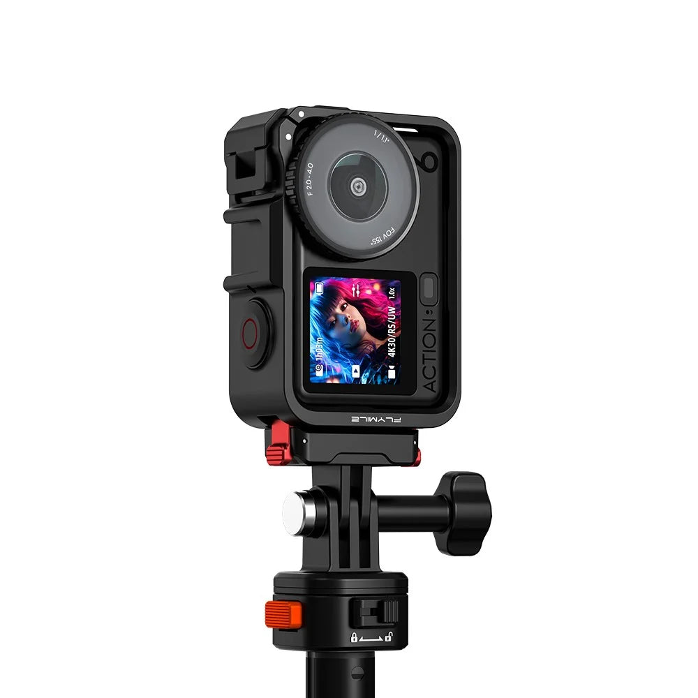 FLYMILE For DJI Osmo Action 6 Rabbit Cage Magnetic Quick Release Plastic Camera Protective Frame - 5