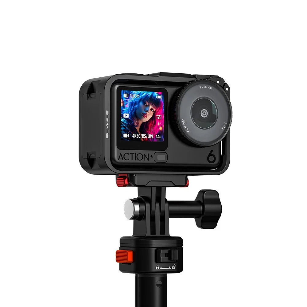 FLYMILE For DJI Osmo Action 6 Rabbit Cage Magnetic Quick Release Plastic Camera Protective Frame - 6