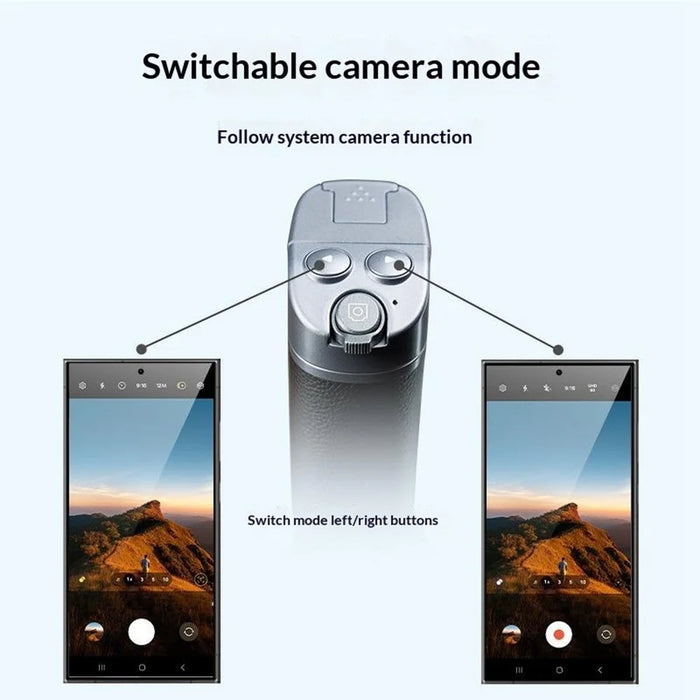 TELESIN P1-MP-01 Bluetooth-compatible Phone Grip Extendable Selfie Stick with Remote for iPhone  /  Android - 5