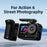 FLYMILE For DJI Osmo Action 6 Street Photography Handle Set Modular Design Magnetic Quick Release Cold Shoe Mount - Black - 2