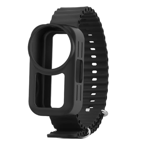 FLYMILE For DJI Osmo Nano Expansion Strap Adjustable Silicone Wristband - Black - 1