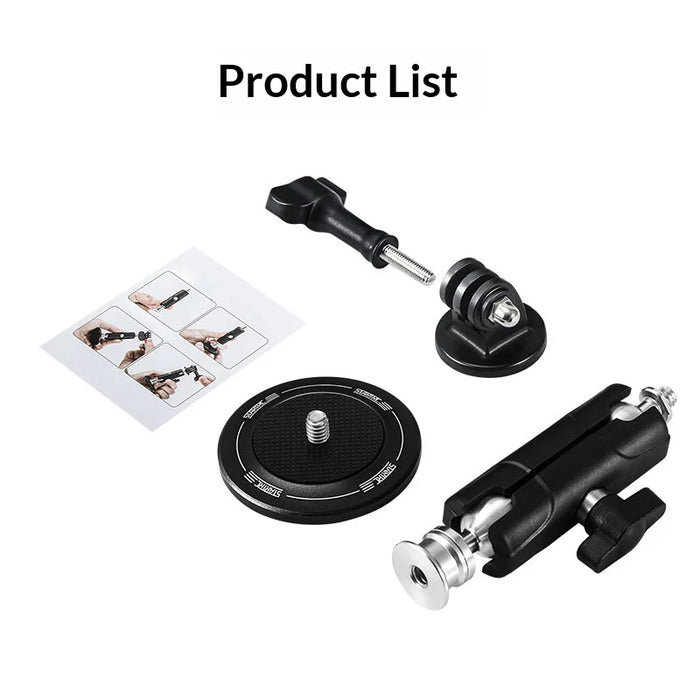 STARTRC Magnetic Base Stand for Insta360/DJI Action/GoPro Camera 360 Degree Adjustable Dual Ball Head Desktop Mount - 5