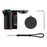 FLYMILE Hand Grip for DJI Osmo Action 5 Pro  /  4  /  3 Camera Magnetic Quick Release Street Photography Handle - Black - 1