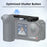 FLYMILE Hand Grip for DJI Osmo Action 5 Pro  /  4  /  3 Camera Magnetic Quick Release Street Photography Handle - Black - 4