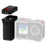 FLYMILE Photography Handle Kit for DJI Osmo Action 5 Pro / 4 / 3 Bluetooth-Compatible Street Camera Grip Holder - Black - 1