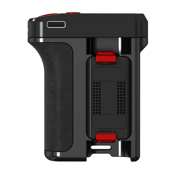 FLYMILE Photography Handle Kit for DJI Osmo Action 5 Pro / 4 / 3 Bluetooth-Compatible Street Camera Grip Holder - Black - 2