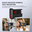 FLYMILE Photography Handle Kit for DJI Osmo Action 5 Pro / 4 / 3 Bluetooth-Compatible Street Camera Grip Holder - Black - 7