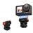 FLYMILE For DJI Osmo Action 5 Pro / 4 / 3 Magnetic Quick Release Cold Shoe Mount Adapter Camera Gimbal Base - Black - 2