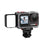 FLYMILE For DJI Osmo Action 5 Pro / 4 / 3 Magnetic Quick Release Cold Shoe Mount Adapter Camera Gimbal Base - Black - 4