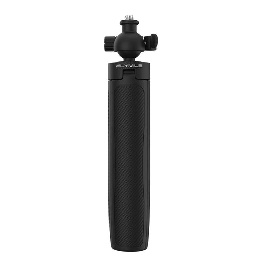 FLYMILE Action Camera Extension Tripod with 1 / 4 Interface, Ball Head 360-Degree Adjustable Telescopic Stand - Black - 1