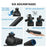 FLYMILE Action Camera Extension Tripod with Two-Claw Adapter, Ball Head 360 Degree Adjustable Telescopic Stand - Black - 3