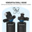 FLYMILE Action Camera Extension Tripod with Two-Claw Adapter, Ball Head 360 Degree Adjustable Telescopic Stand - Black - 4