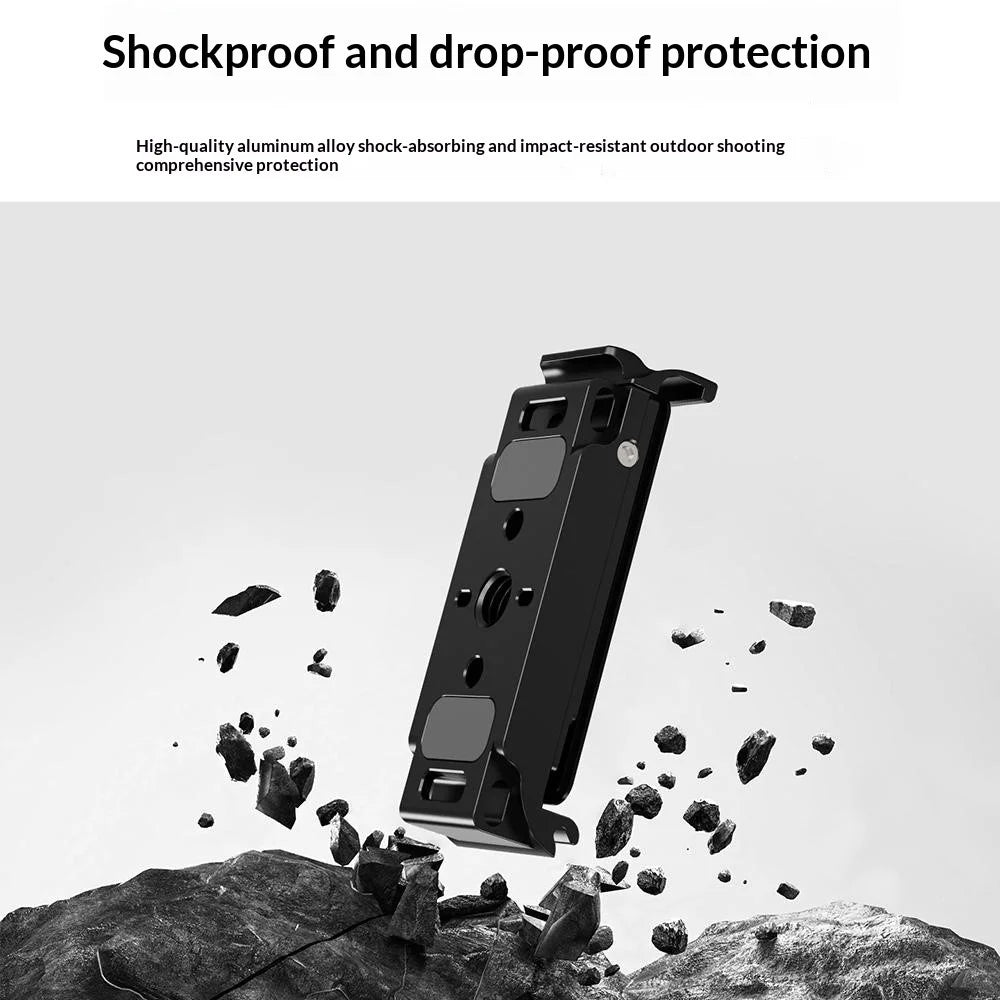 BGNING For GoPro Hero 13  /  12  /  11  /  10 Sports Camera Vertical Shooting Magnetic Battery Cover - Black - 3