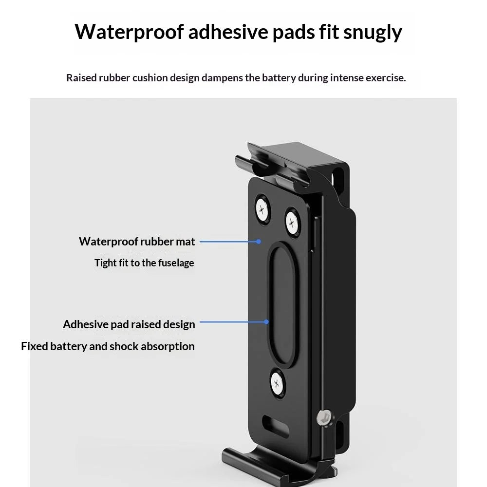 BGNING For GoPro Hero 13  /  12  /  11  /  10 Sports Camera Vertical Shooting Magnetic Battery Cover - Black - 4