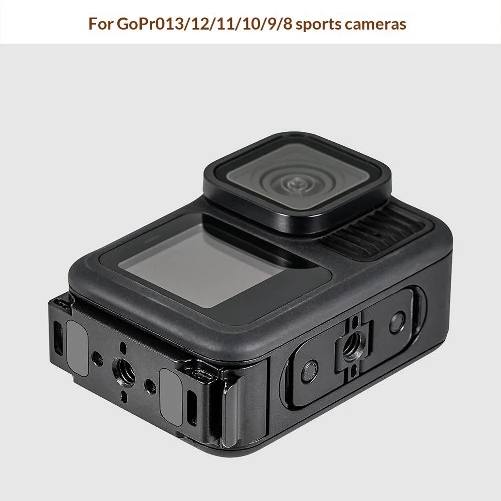 BGNING For GoPro Hero 13  /  12  /  11  /  10 Sports Camera Vertical Shooting Magnetic Battery Cover - Black - 7