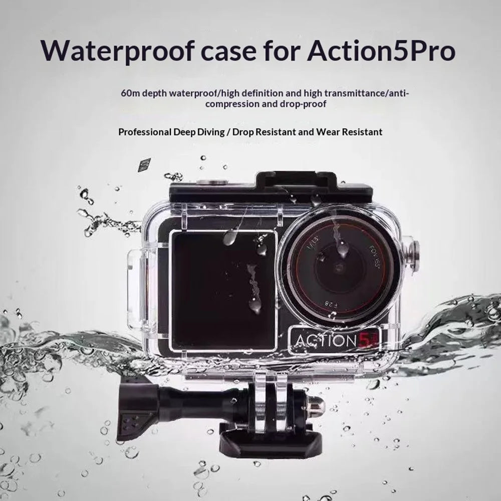 55 in 1 Camera Mount Accessory Kit for DJI Osmo Action 5 Pro / 4 / 3 Waterproof Housing with Filters Set - 2