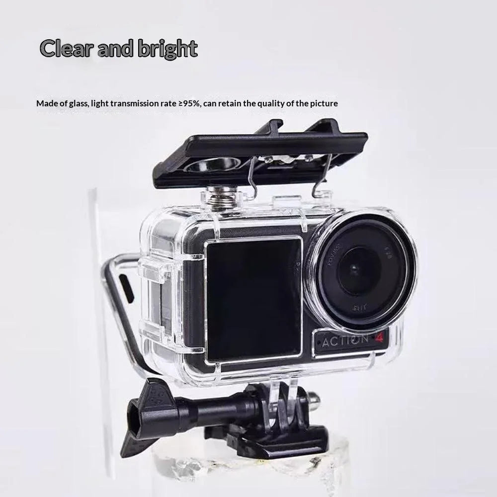 55 in 1 Camera Mount Accessory Kit for DJI Osmo Action 5 Pro / 4 / 3 Waterproof Housing with Filters Set - 3