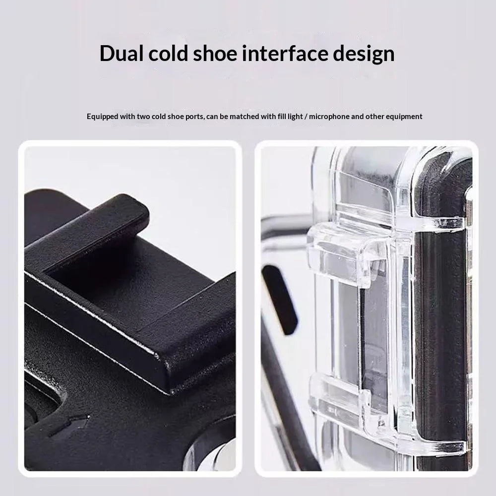 55 in 1 Camera Mount Accessory Kit for DJI Osmo Action 5 Pro / 4 / 3 Waterproof Housing with Filters Set - 4
