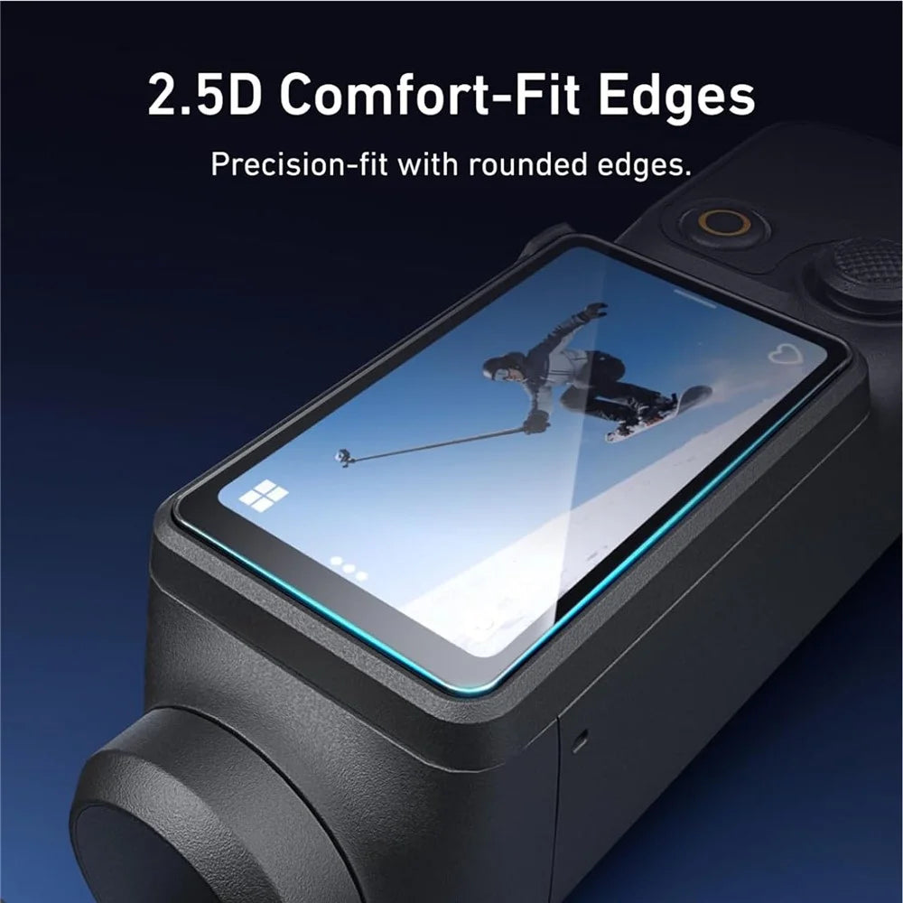 3Pcs For DJI Osmo Pocket 3 Camera Screen Protectors Tempered Glass 9H Hardness Camera Films - Transparent - 2