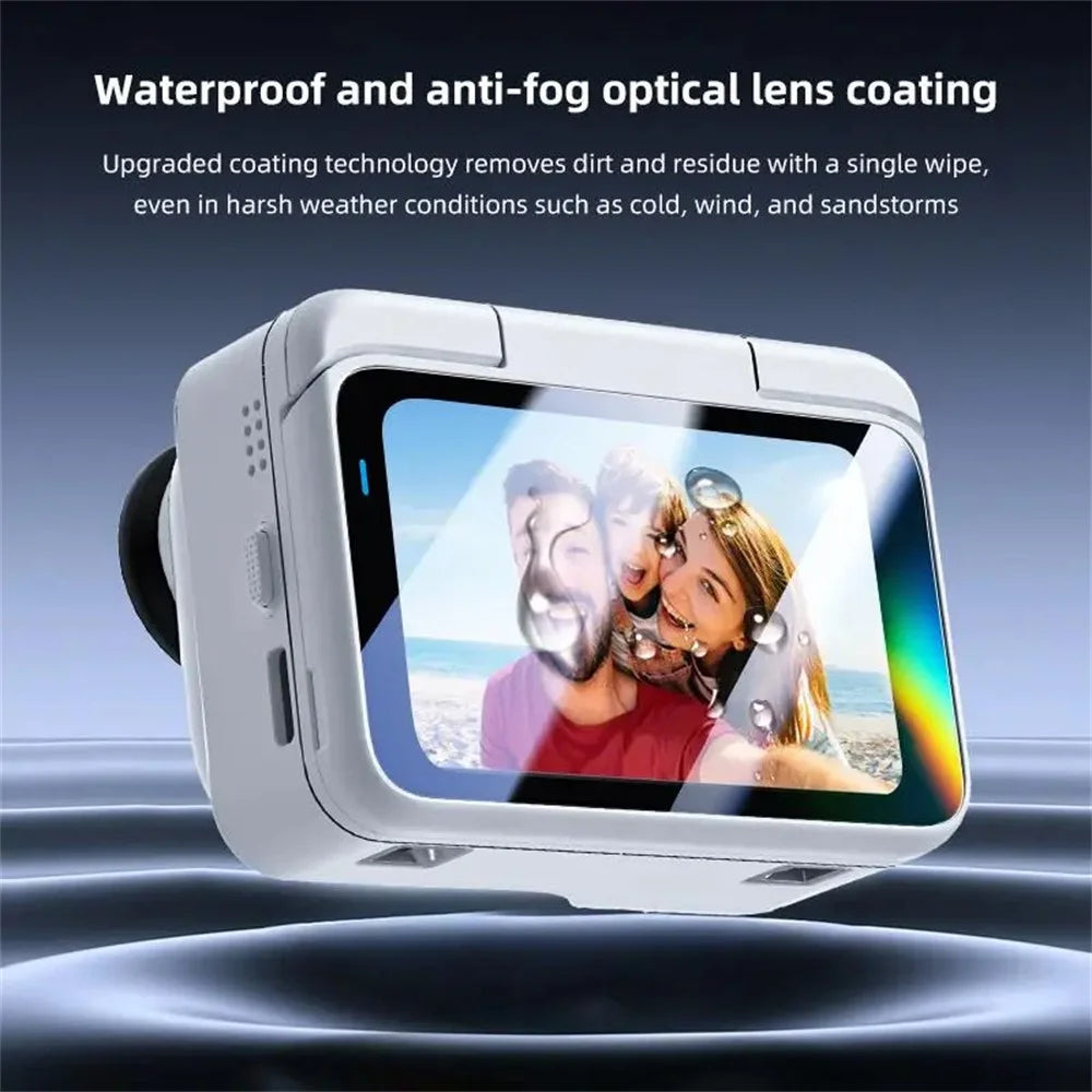 2 Sets For Insta360 Go Ultra Tempered Glass Screen Film + Soft PET Lens Protector Camera Film Set - Transparent - 6
