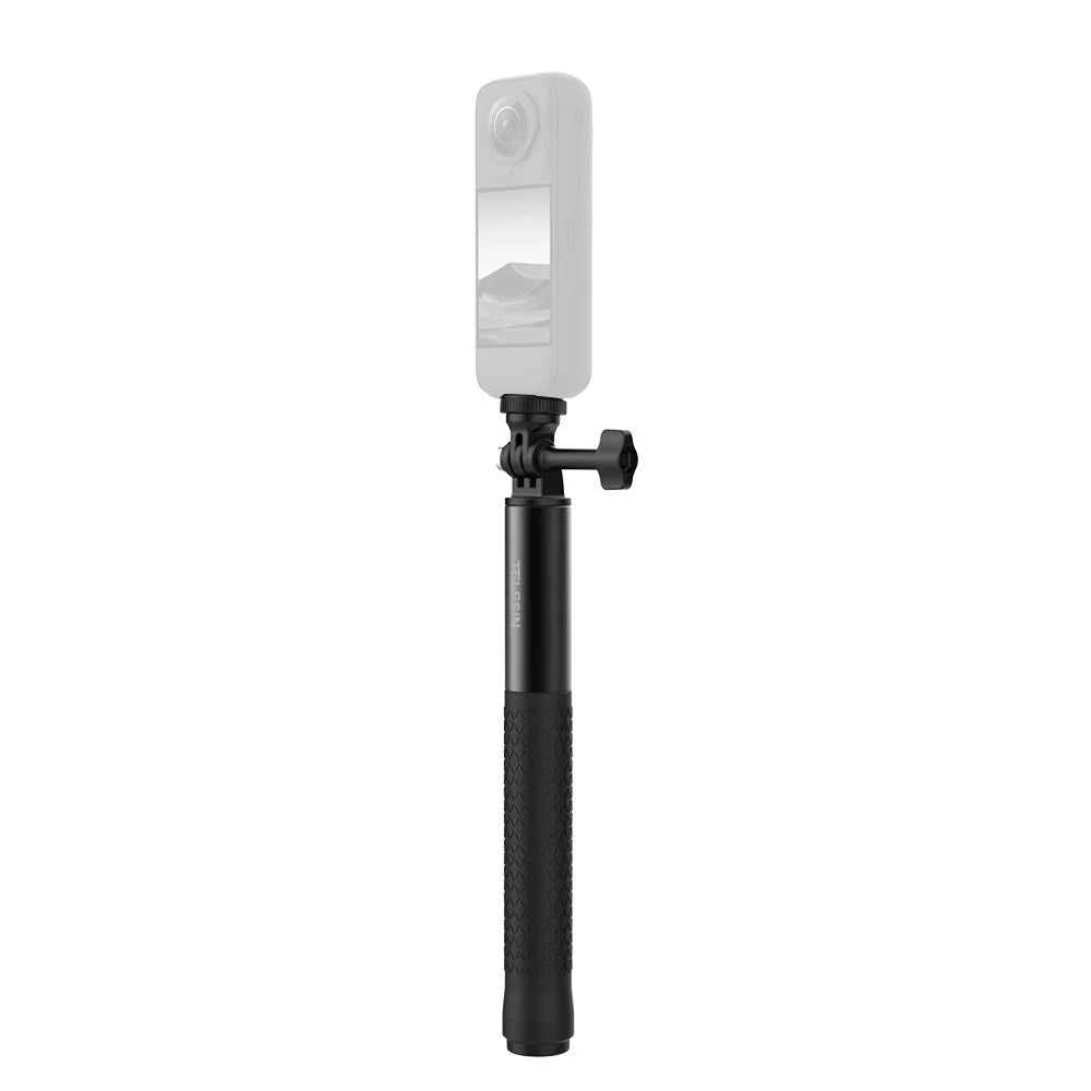 TELESIN S1-MNP-10 1.2m Telescopic Monopod Aluminum Alloy Selfie Stick with 1 / 4 Interface for Action Camera - Black - 1
