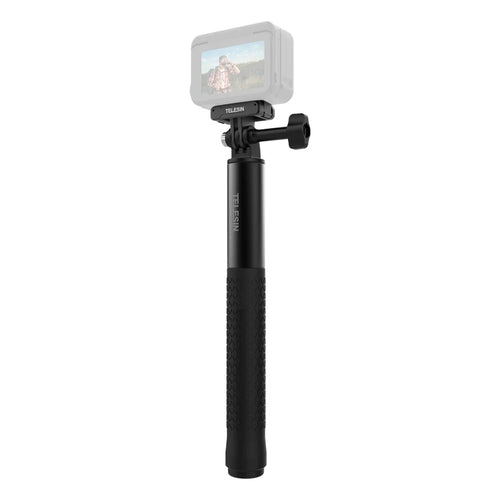 TELESIN S1-MNP-11 1.5m Telescopic Monopod Aluminum Alloy Selfie Stick with 1 / 4 Interface for Action Camera - Black - 1
