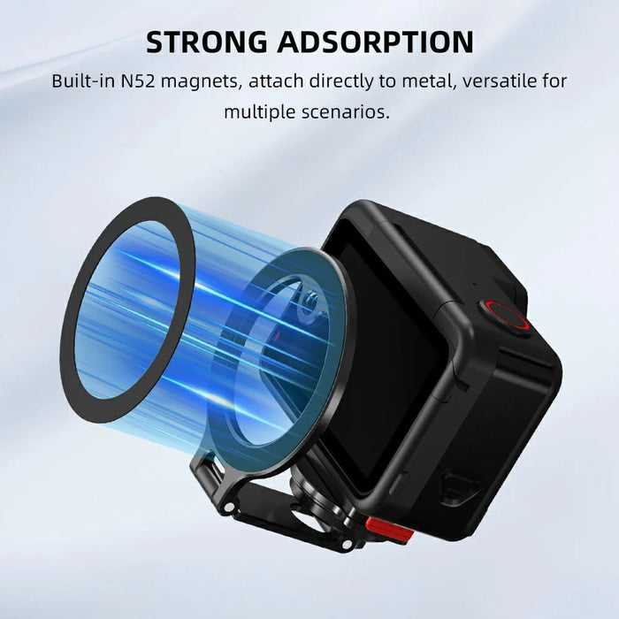FLYMILE For Insta360 Ace Pro 2 / Ace Pro Quick Release Magnetic Mount Aluminum Alloy Camera Extension Stand - 3