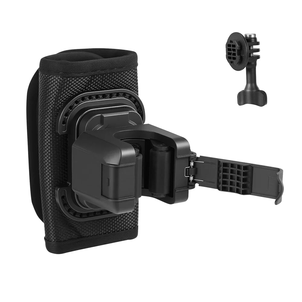 STARTRC Backpack Shoulder Strap Clip Mount Selfie Stick Adapter for Action Camera - Black - 1