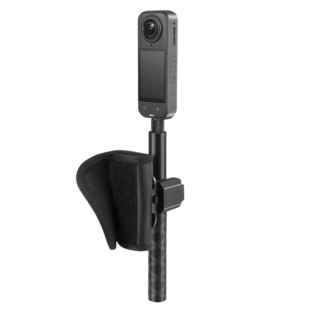 STARTRC Backpack Shoulder Strap Clip Mount Selfie Stick Adapter for Action Camera - Black - 2