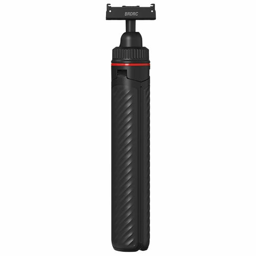 BRDRC For DJI Osmo Action 6 / Osmo Nano Magnetic Tripod Rotation Telescopic Selfie Stick Aluminum Alloy Stand - Black - 1