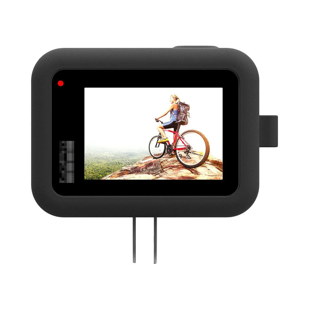 Silicone Camera Sleeve with Lens Cap Cover Anti-lost Rope for GoPro Hero9 - Black - 2