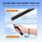 BRDRC 160cm Extension Selfie Stick 6-Section Telescopic Aluminum Alloy Invisible Selfie Stick for Action Cameras - Black - 5