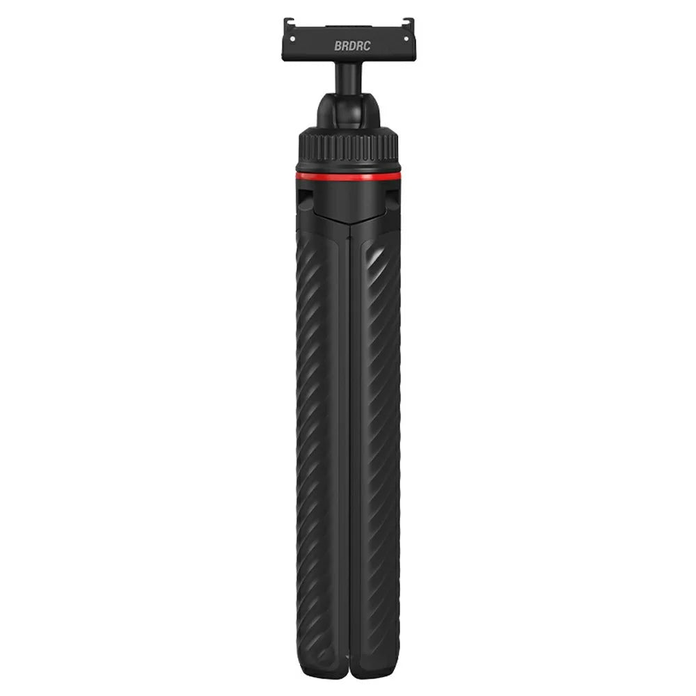 BRDRC Magnetic Tripod for DJI Osmo 360 / Action 5 Pro / Action 4 / Action 3 Aluminum Alloy Quick Release Telescopic Stand - Black - 1